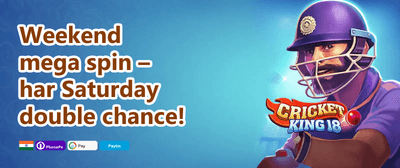 VIP Weekly Cashback promotion banner
